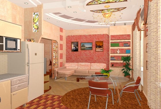 3D графика: Виз жилого помещения